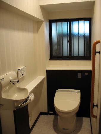 INAXのシステムトイレ ピタL型に交換 INAXのシステムトイレ ピタL型に交換